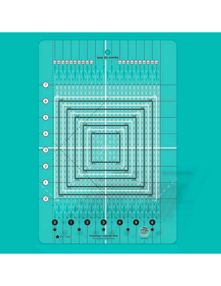 Regla Stripology Quarters Mini Creative Grids