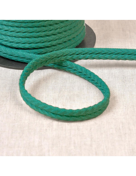 Cordón doble vivo espiguilla - Verde vivo