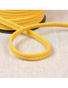 Cordón doble vivo espiguilla - Amarillo oro