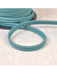 Cordón doble vivo espiguilla - Azul cerceta