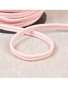 Cordón doble vivo espiguilla - Rosa claro