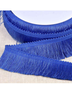 Flequillo grueso 45 mm - Azul rey
