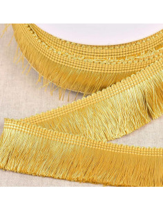 Flequillo grueso 45 mm - Amarillo oro