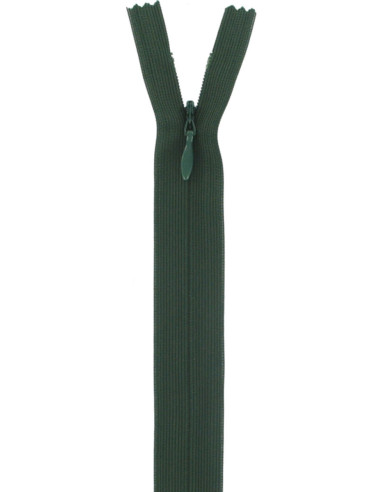 Cremallera invisible - Verde liquen