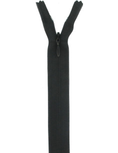 Cremallera invisible - Negro