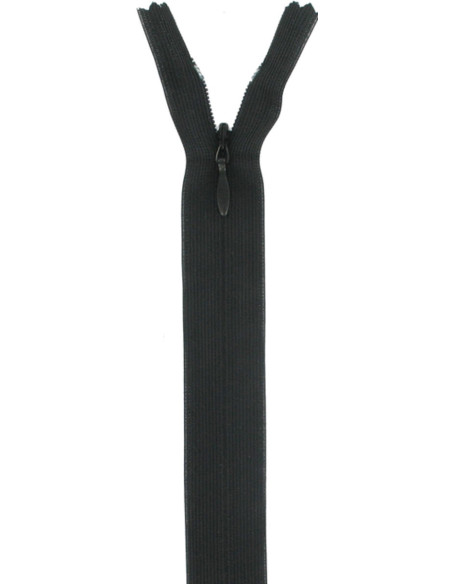 Cremallera invisible - Negro