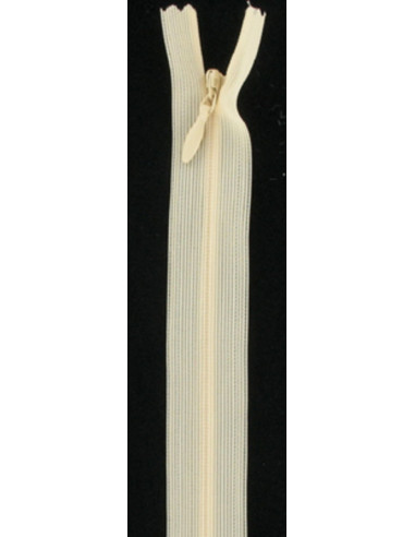 Cremallera invisible - Blanco roto