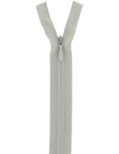Cremallera invisible - Gris claro