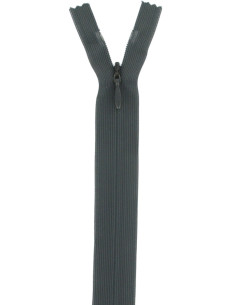Cremallera invisible - Gris antracita
