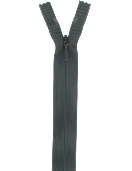 Cremallera invisible - Gris antracita