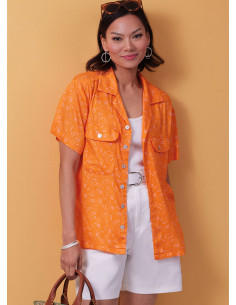 Patrón de camisa - Butterick 6984