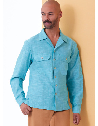 Patrón de camisa - Butterick 6984
