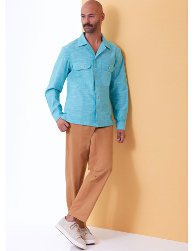Patrón de camisa - Butterick 6984