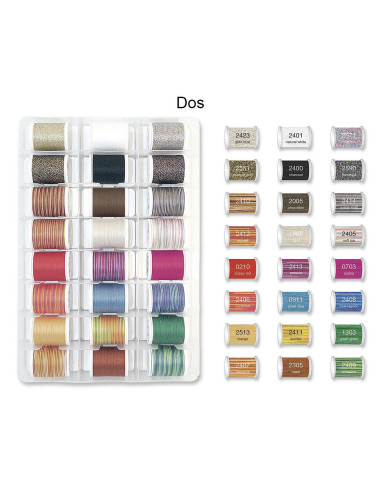 Maletín de hilos para bordar Deluxe Overlock Inspiration Madeira