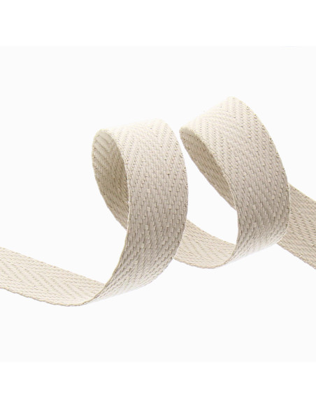 Correa de bolso en espiga - Beige