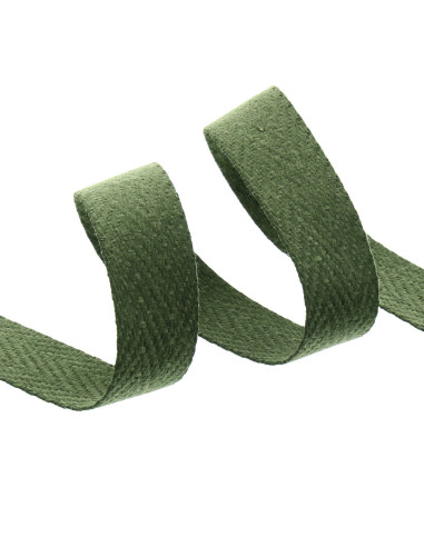Correa de bolso en espiga - Verde