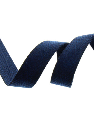 Correa de bolso en espiga - Azul marino