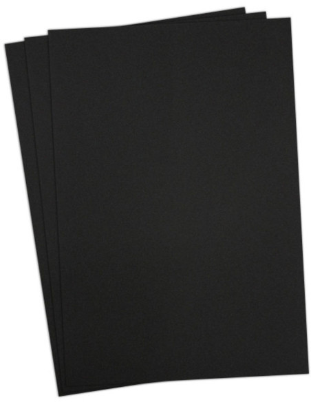 Paquete de 3 hojas de espuma 3D Puffy de 2 mm para bordado - Negro