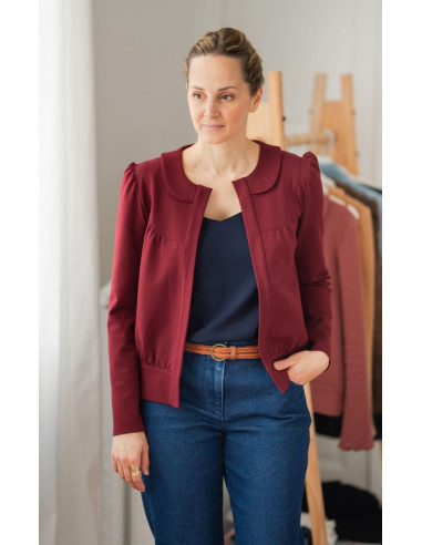Patrón de chaleco Gemme - Anna Rose patterns