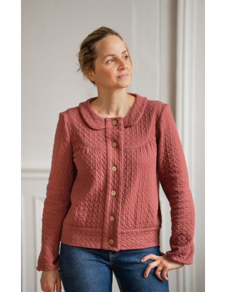 Patrón de chaleco Gemme - Anna Rose patterns