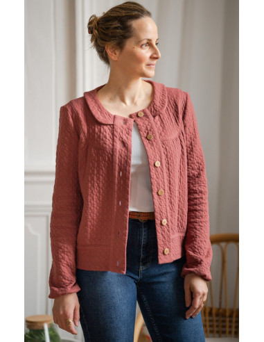 Patrón de chaleco Gemme - Anna Rose patterns