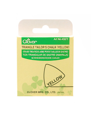 Tiza de sastre Clover - Amarillo