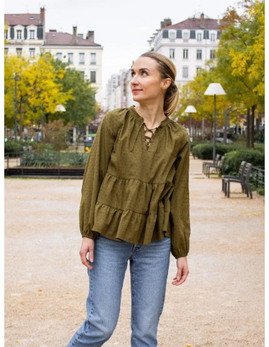 Patrón de blusa, vestido Esmée - Joli Lab