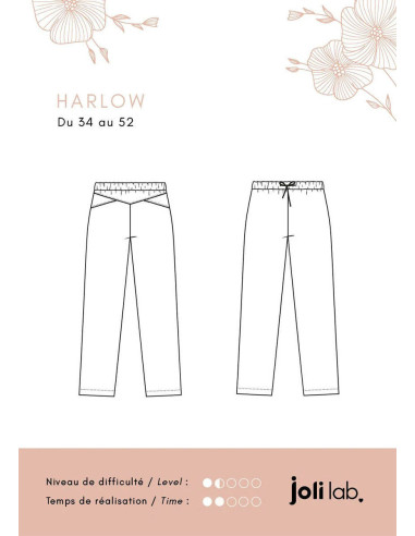 Patrón de pantalón Harlow - Joli Lab