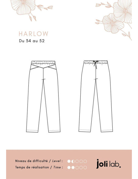 Patrón de pantalón Harlow - Joli Lab