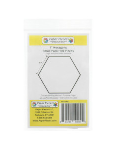 Juego de 100 hexágonos Paper Pieces de 1 pulgada