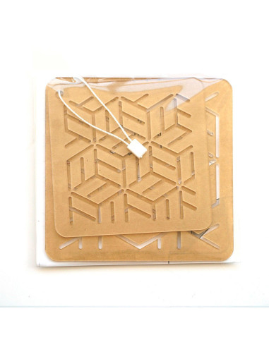 Juego de 2 plantillas para esténcil sashiko - Yose-Gi