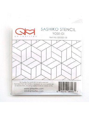 Juego de 2 plantillas para esténcil sashiko - Yose-Gi