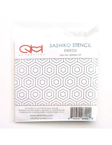 Juego de 2 plantillas para esténcil sashiko - Kikkou
