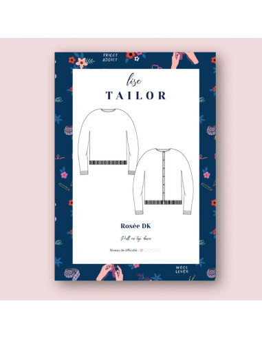 Patrón de tejido - Suéter Rosée DK - Lise Tailor