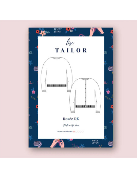 Patrón de tejido - Suéter Rosée DK - Lise Tailor