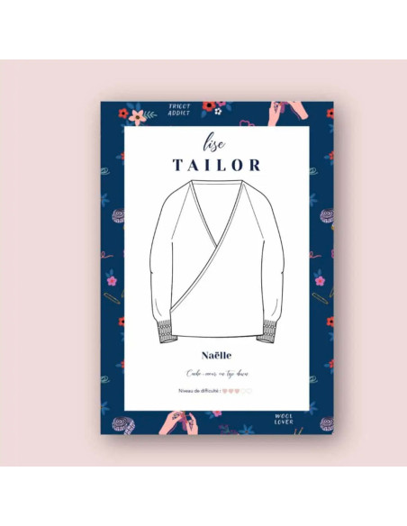 Patrón de tejido - Cache-coeur Naëlle - Lise Tailor