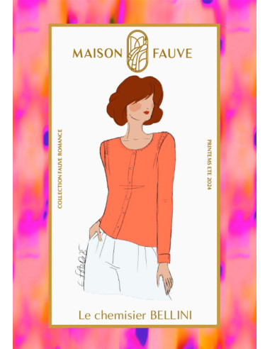 Patrón de blusa Bellini - Maison Fauve