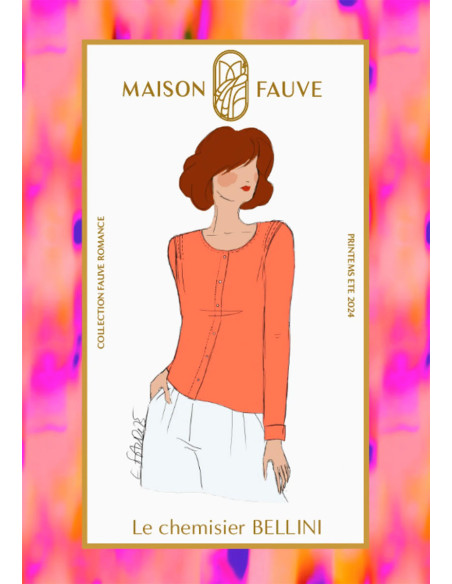 Patrón de blusa Bellini - Maison Fauve