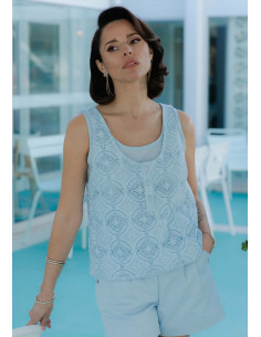 Patrón de camisetas sin mangas Spritz - Maison Fauve