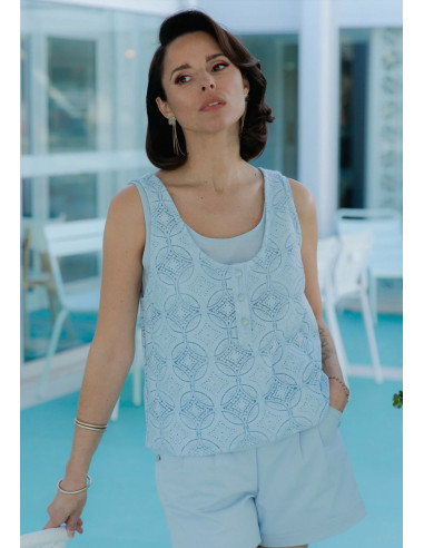 Patrón de camisetas sin mangas Spritz - Maison Fauve