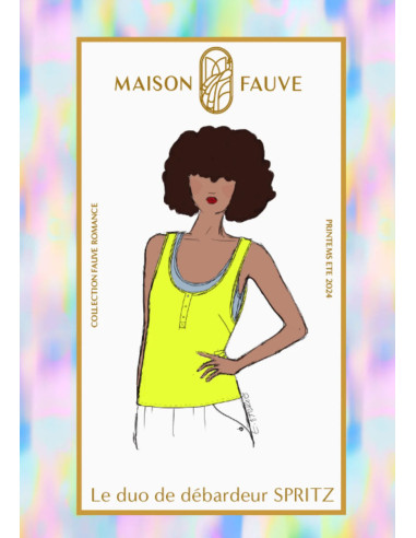 Patrón de camisetas sin mangas Spritz - Maison Fauve