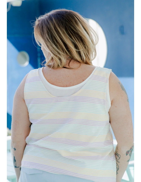 Patrón de camisetas sin mangas Spritz - Maison Fauve