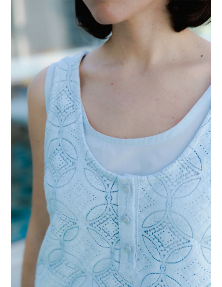 Patrón de camisetas sin mangas Spritz - Maison Fauve