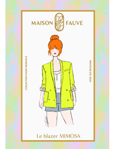 Patrón de blazer Mimosa - Maison Fauve