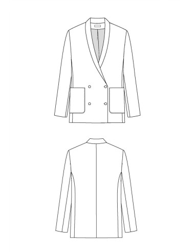 Patrón de blazer Mimosa - Maison Fauve