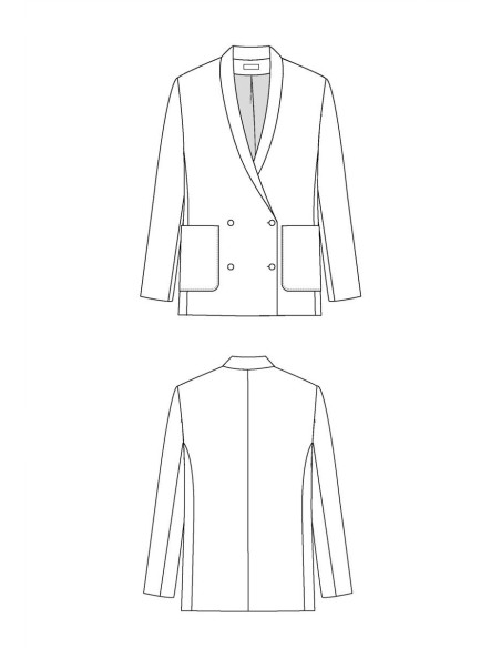 Patrón de blazer Mimosa - Maison Fauve