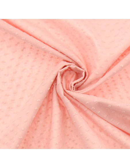Tejido de algodón plumetis - Rosa