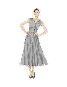 Patrón de vestido - Vogue 8577 2