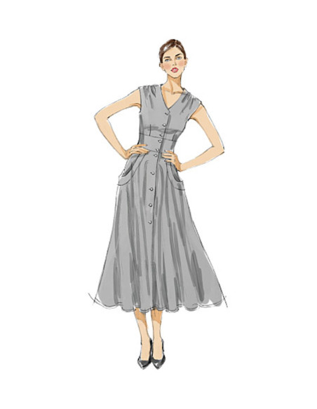 Patrón de vestido - Vogue 8577