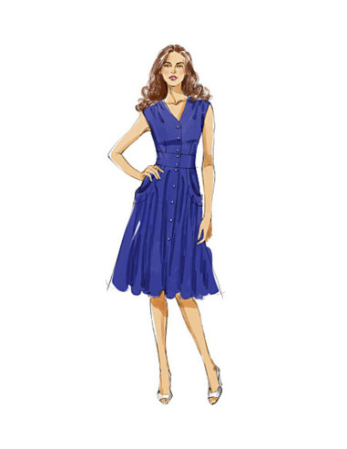 Patrón de vestido - Vogue 8577